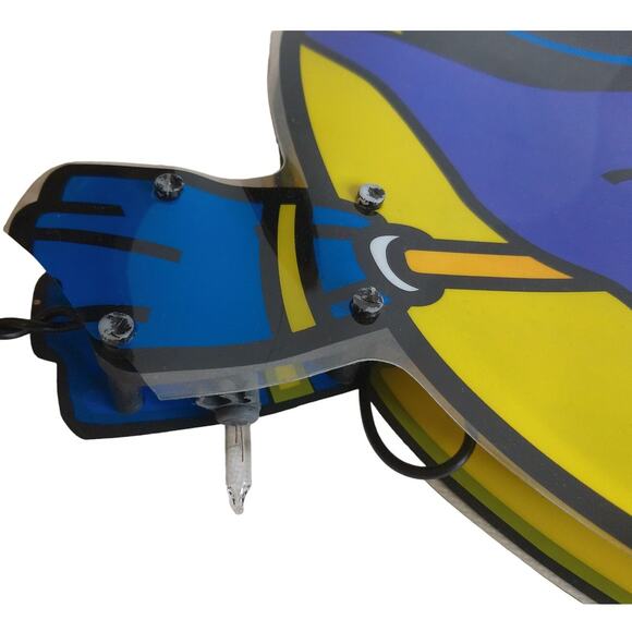 Vintage Halloween Witch By The Moon Holiday Light Window Display READ - Picture 5 of 9